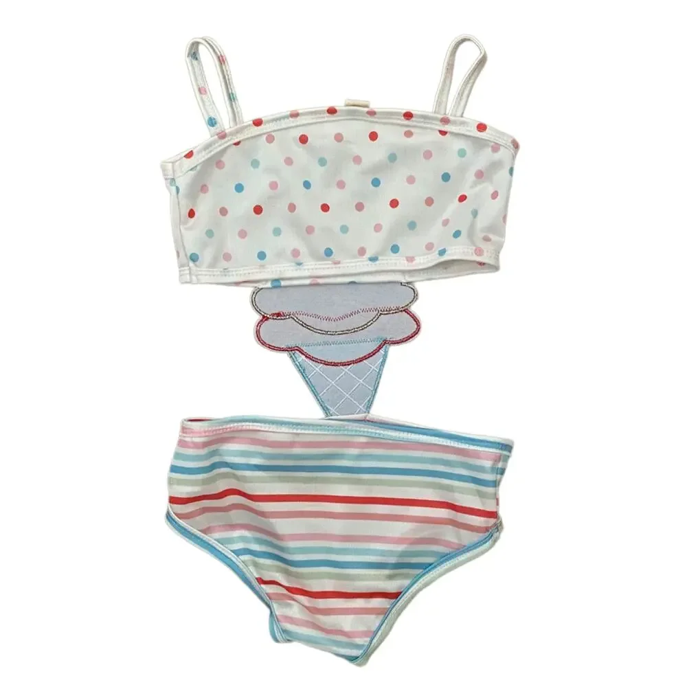 Ice Cream Multicolor Monokini Swimsuit Girls Size 80  12-18 Months